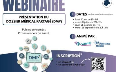 📂 Webinaires sur le Dossier Médical Partagé (DMP) – Été 2025